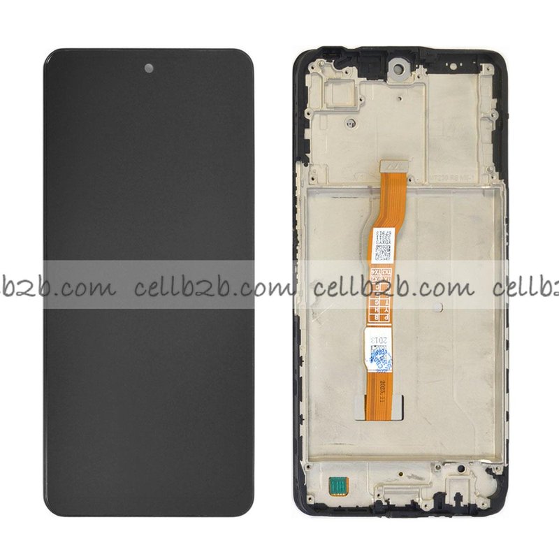 Original Pantalla VIVO Y36 Negra CON MARCO Completa LCD+Táctil