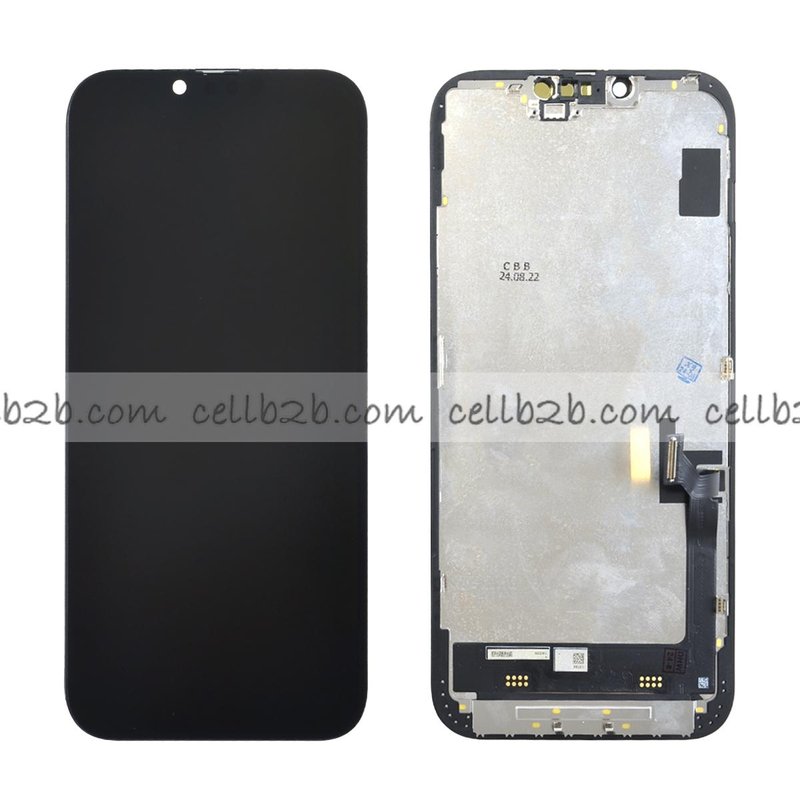 Pantalla iPhone 14 RJ INCELL LCD+Táctil Negra Completa (Control IC reemplazable)