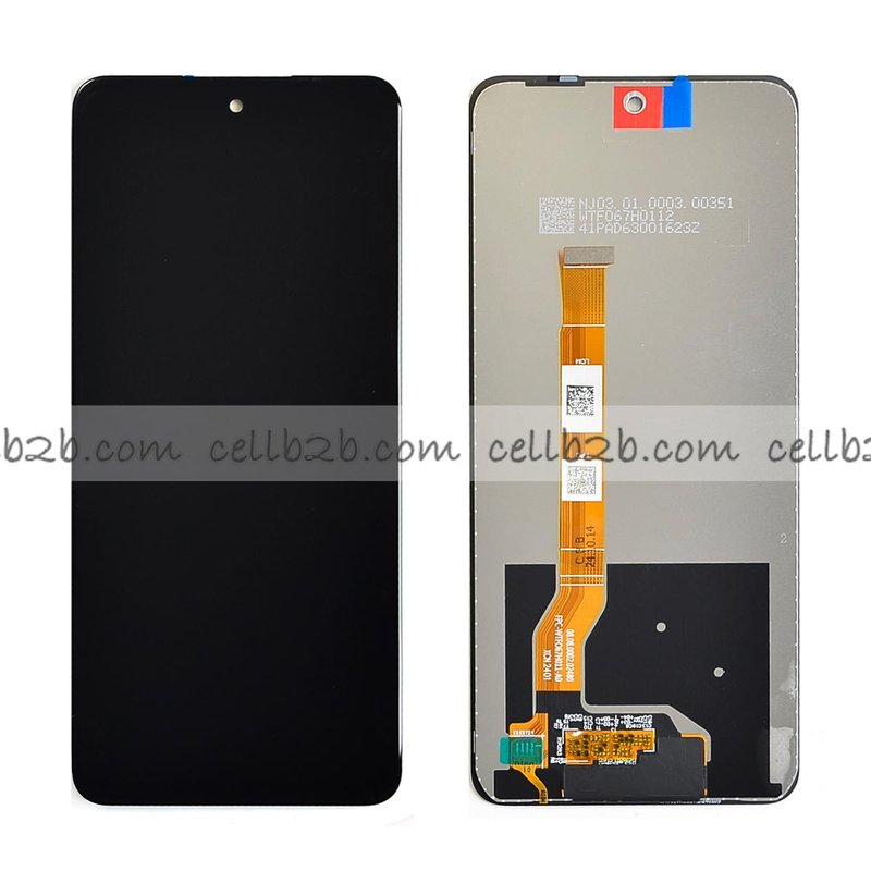 Original Nueva Pantalla Realme C65 4G Negra Completa LCD+Táctil
