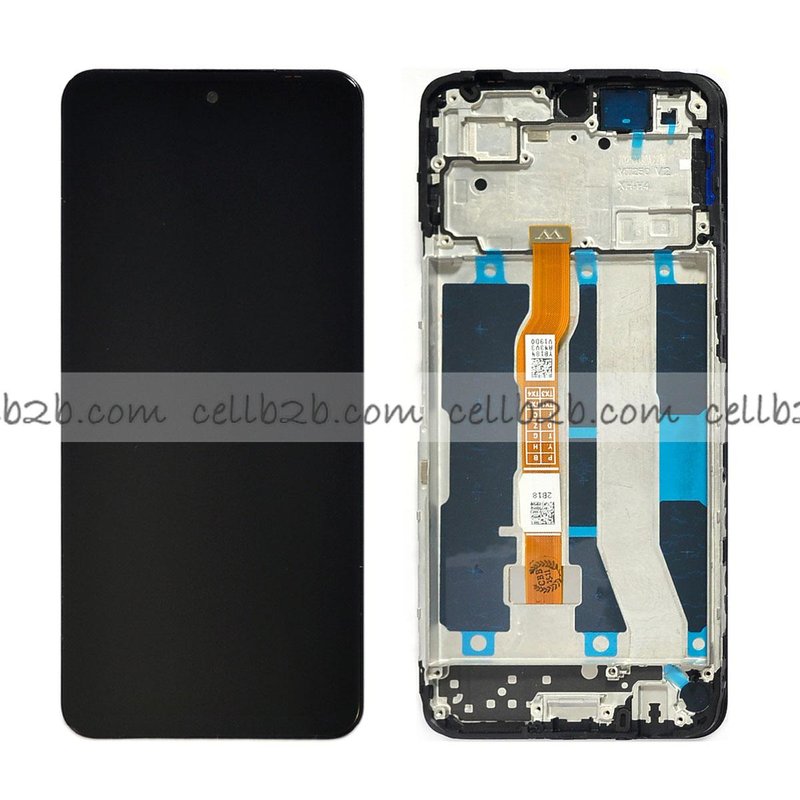 Pantalla VIVO Y28 4G Negra CON MARCO Completa LCD+Táctil