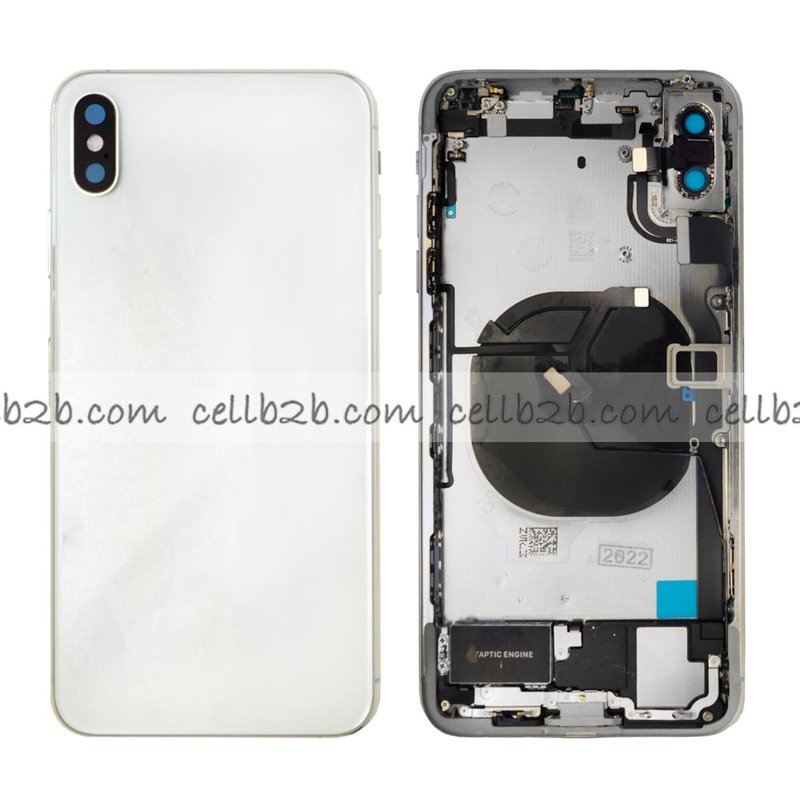 Tapa Chasis Con Recambio iPhone XS Max Blanco