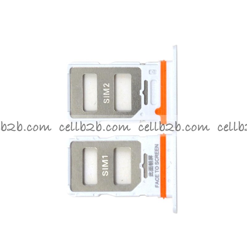 Bandeja SIM para Xiaomi Redmi Note 12 Pro 5G / Redmi Note 12 Pro Plus 5G Blanca