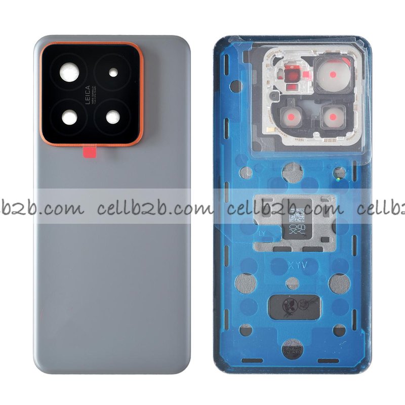 Tapa Trasera para Xiaomi Mi 14 Pro Gris ORI CON LENTE