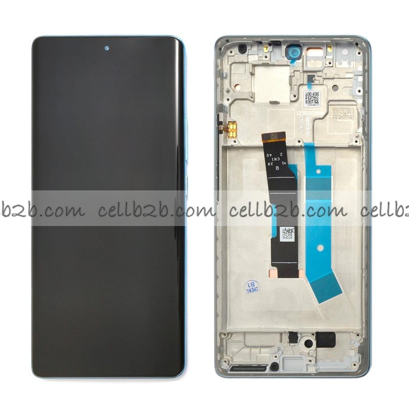 Original Nueva Pantalla Xiaomi Redmi Note 14 Pro 4G Azul CON MARCO Completa Tactil+LCD
