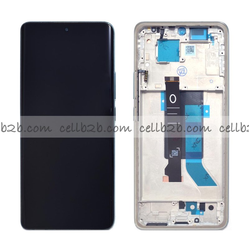 Original Nueva Pantalla Xiaomi Redmi Note 14 Pro 5G / Poco X7 5G Azul CON MARCO LCD+Tactil Completa