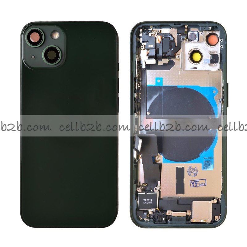 Tapa Chasis iPhone 13 Verde Con Recambios
