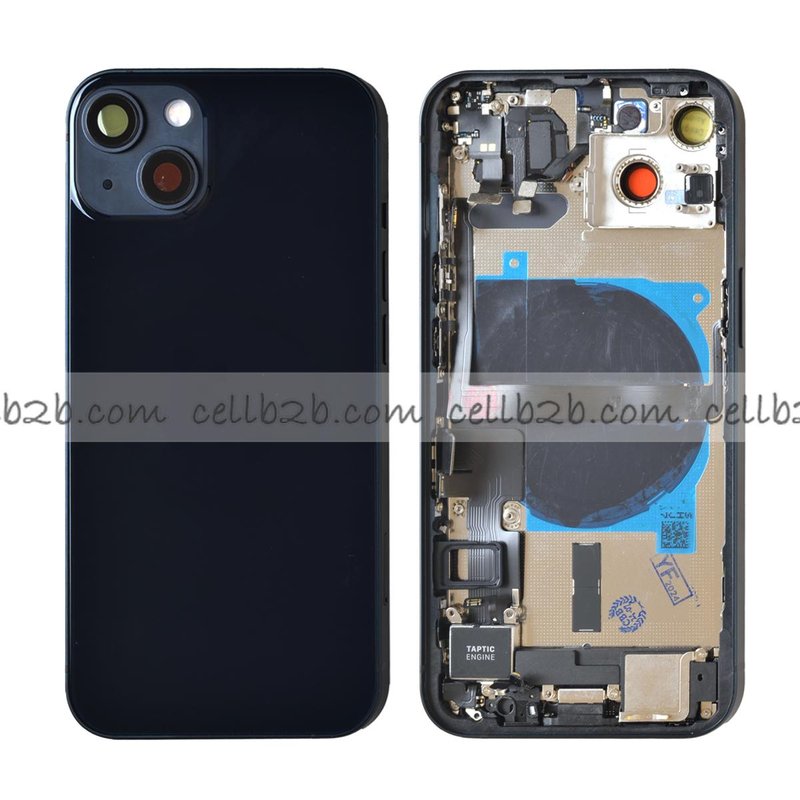Tapa Chasis iPhone 13 Negro Con Recambios