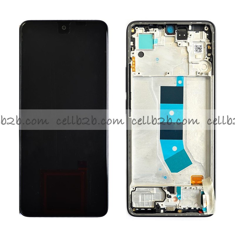 *Pantalla Xiaomi Redmi Note 13 4G Negra CON MARCO Completa Tactil+LCD SERVICE PACK