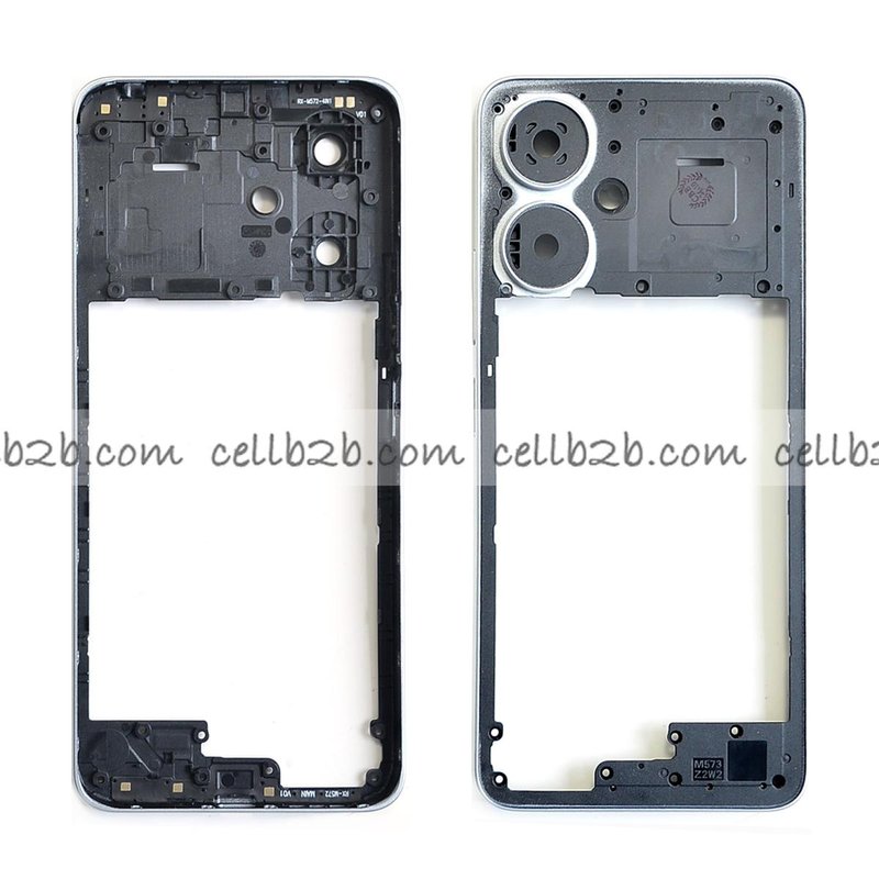Carcasa Trasera para Xiaomi Redmi 13C 5G Plateada