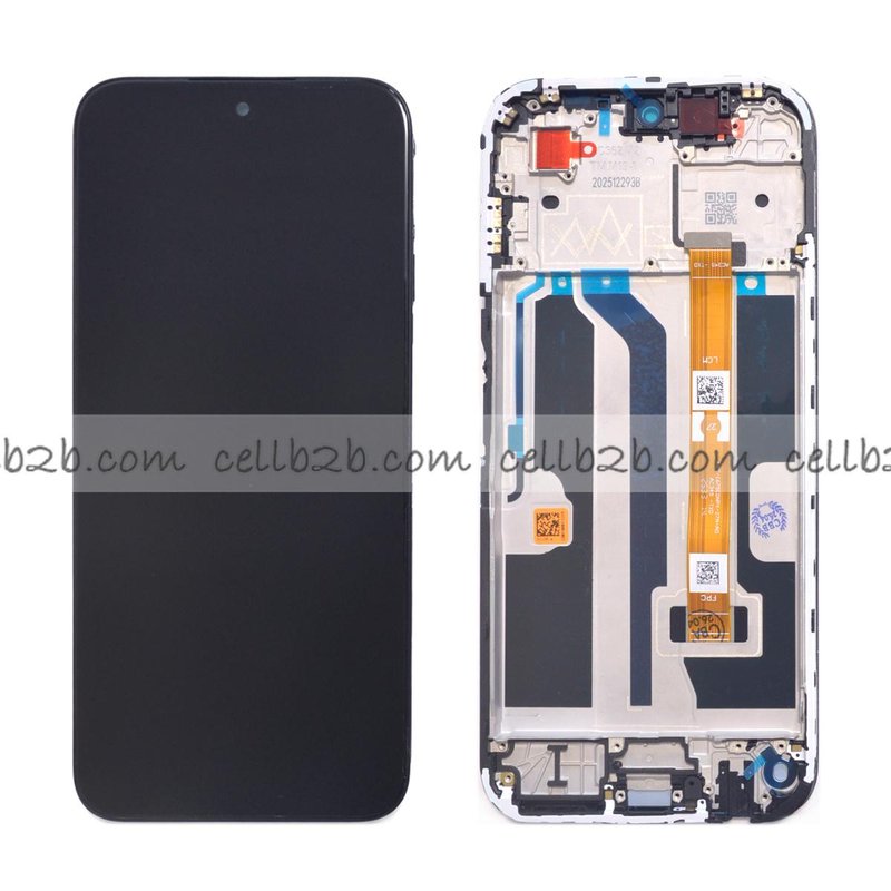 Original Pantalla OPPO A6X 4G / A6X 5G Negra CON MARCO Completa LCD+Táctil