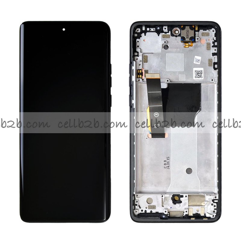Original Nueva Pantalla Motorola Edge 40 Neo Negra Con Marco Completa LCD+Táctil
