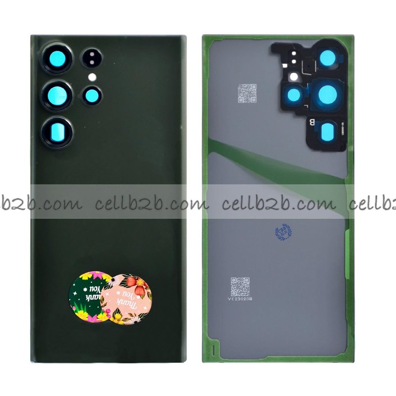 Tapa Trasera Samsung S23 Ultra S918B Verde Oscuro CON LENTE