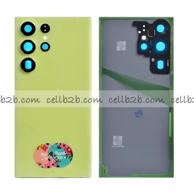Tapa Trasera Samsung S23 Ultra S918B Verde Claro CON LENTE