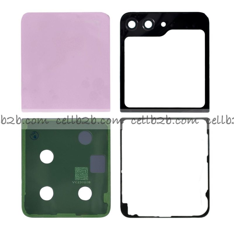 Tapa Trasera Samsung Z Flip 5 F731 Lavanda CON LENTE