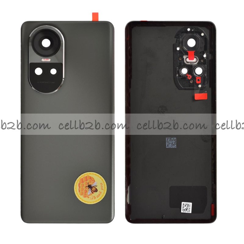 Tapa Trasera para OPPO Reno 10 Pro 5G Gris Original CON LENTE