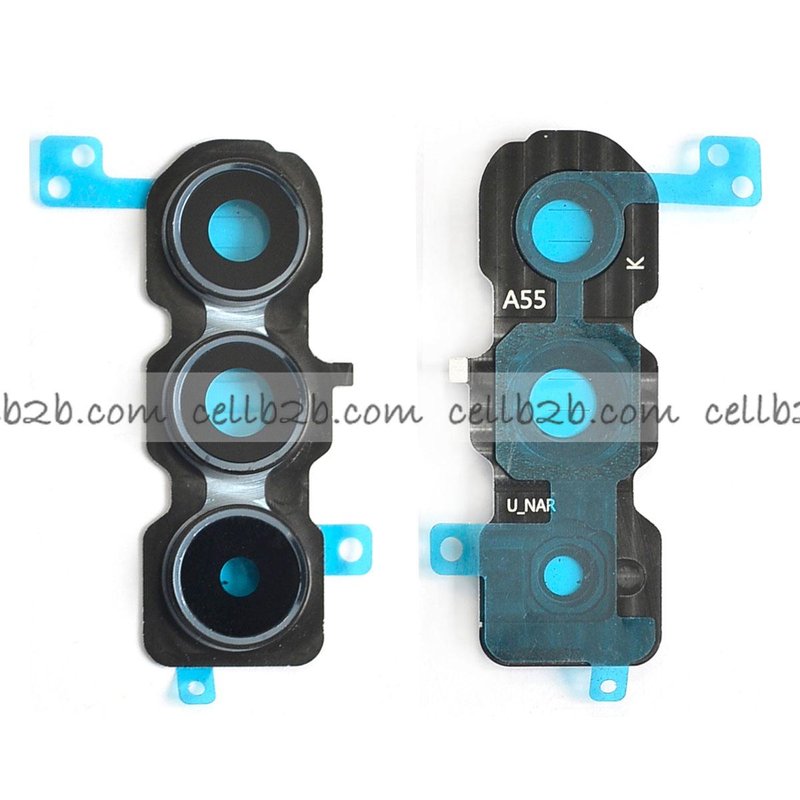 Cristal Cámara + Marco para Samsung A55 5G A556B Azul