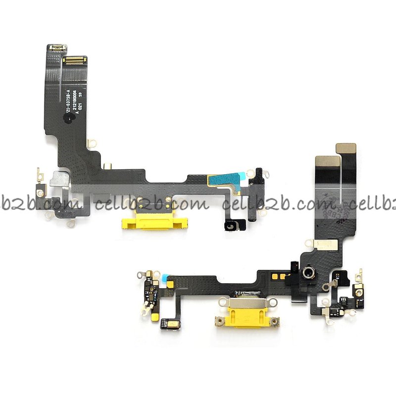Flex de Carga para iPhone 14 Amarillo Original Desmontaje