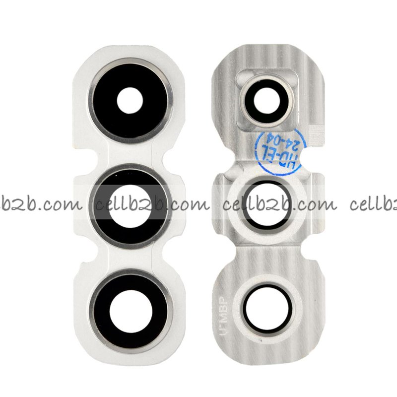 Cristal Cámara + Marco para Samsung A34 5G A346B Plateado
