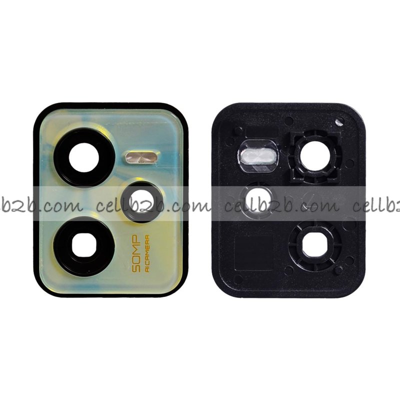 Cristal Cámara + Marco para Realme C35 Verde
