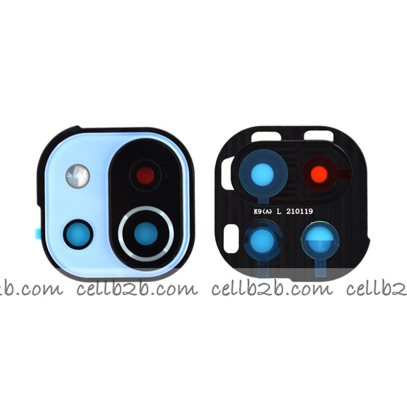Cristal Cámara + Marco para Xiaomi Mi 11 Lite / Mi 11 Lite 5G / Mi 11 Lite 5G NE Azul camara