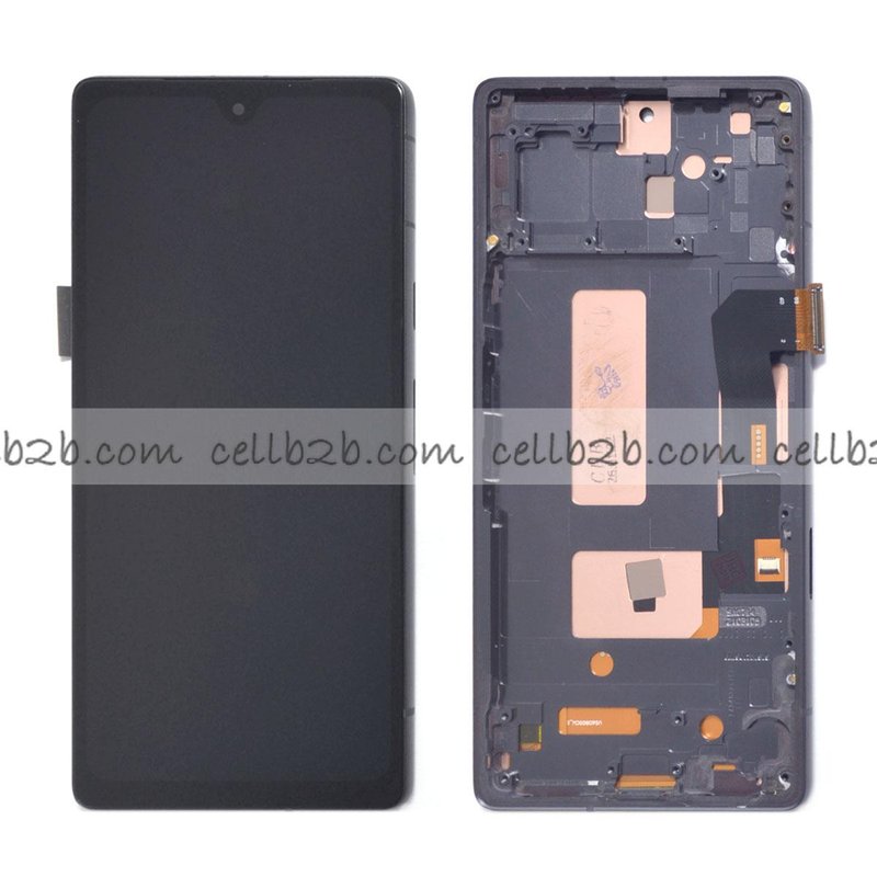 Pantalla Google Pixel 7A 5G Negra OLED CON MARCO Completa LCD+Táctil