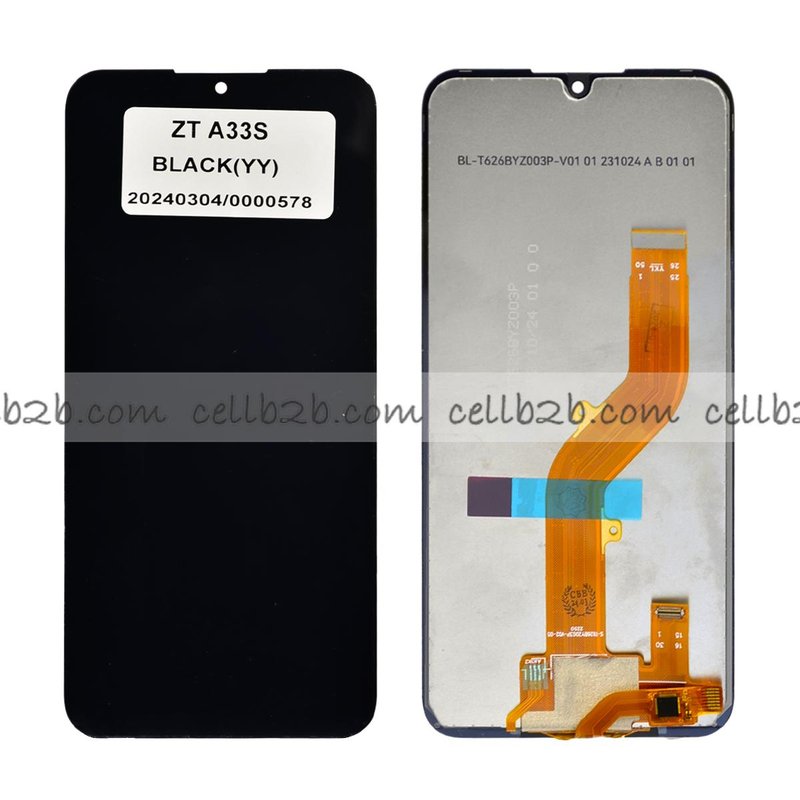 Original Desmontaje Pantalla ZTE A33S Negra Completa LCD+Táctil