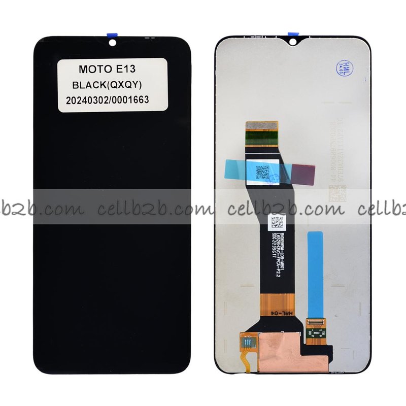 Original Nueva Pantalla Motorola E13 Negra Completa LCD+Táctil