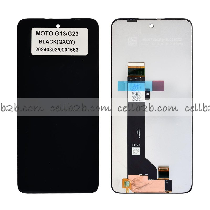 Original Pantalla Motorola G13 / G23 Negra Completa LCD+Táctil