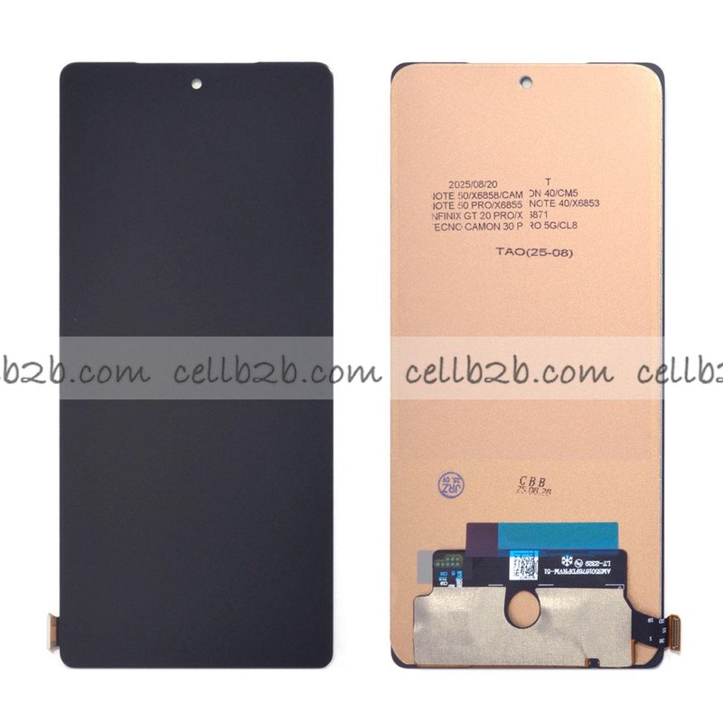 Pantalla Infinix Note 50 Pro Plus 5G TFT LCD+Tactil Negra Completa