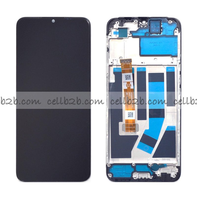 Original Pantalla OPPO A57 4G / A77 4G / A57S Negra CON MARCO Completa LCD+Tactil