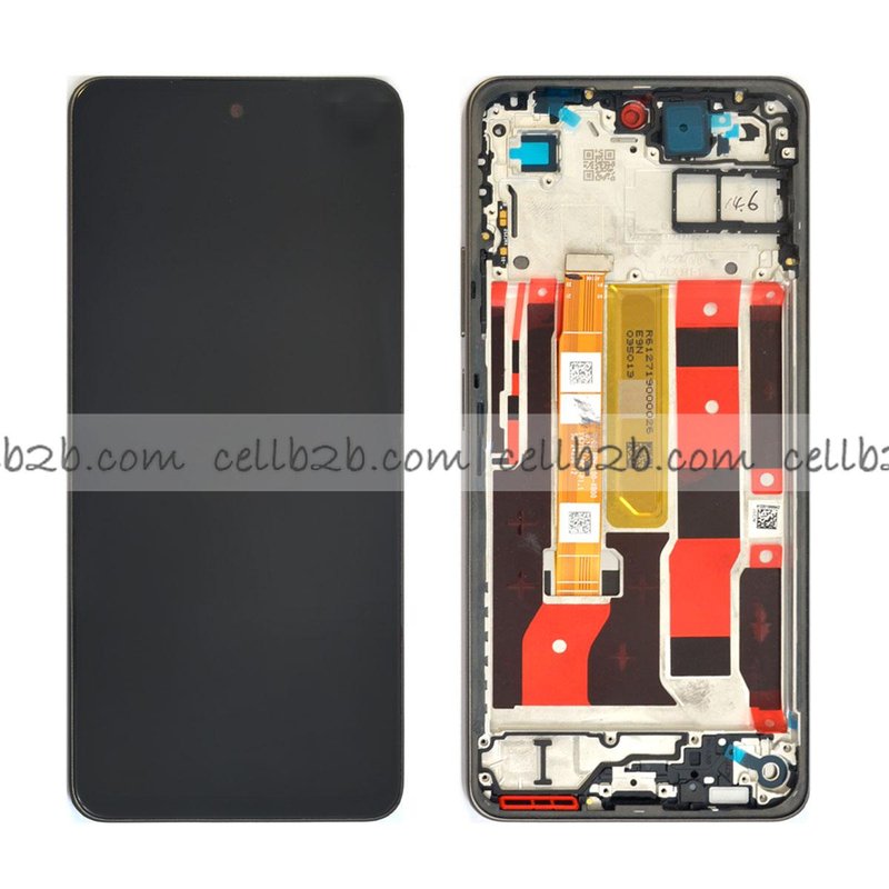 Original Pantalla OPPO A5 Pro 4G Negra CON MARCO Completa LCD+Tactil