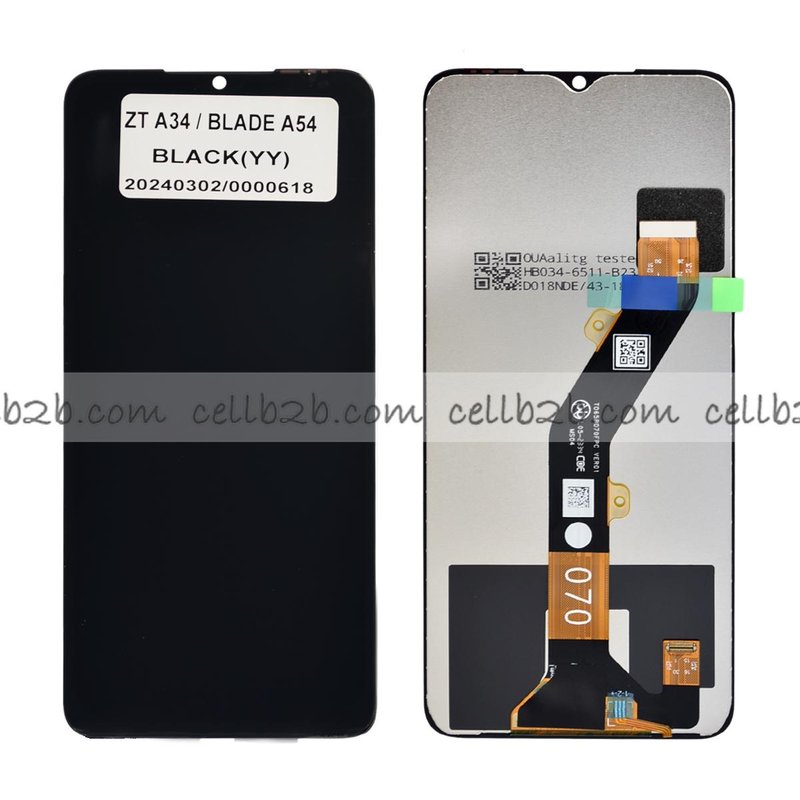 Original Nueva Pantalla ZTE A34 / Blade A54 Negra Completa LCD+Táctil