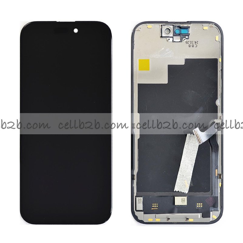 Pantalla iPhone 15 Pro RJ INCELL (High Refresh Rate) LCD+Táctil Negra Completa (Control IC Reemplazable)