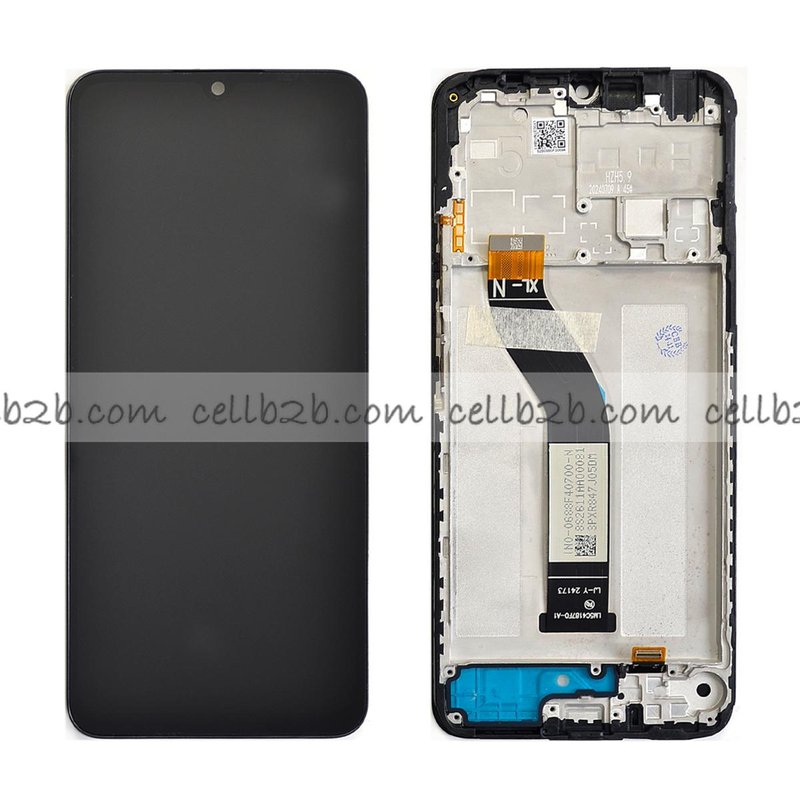 Original Pantalla Xiaomi Redmi 14C 4G con Marco Negra Completa LCD+Táctil