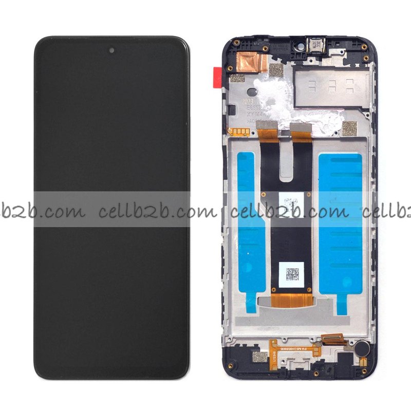 Original Nueva Pantalla ZTE Blade A73 4G / V50 Smart Negra con Marco Completa LCD+Tactil