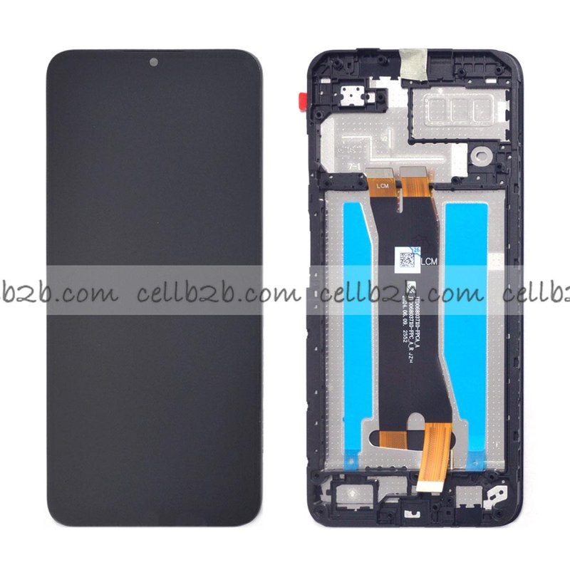 Original Nueva Pantalla ZTE Blade A35 / A55 Negra con Marco Completa LCD+Tactil