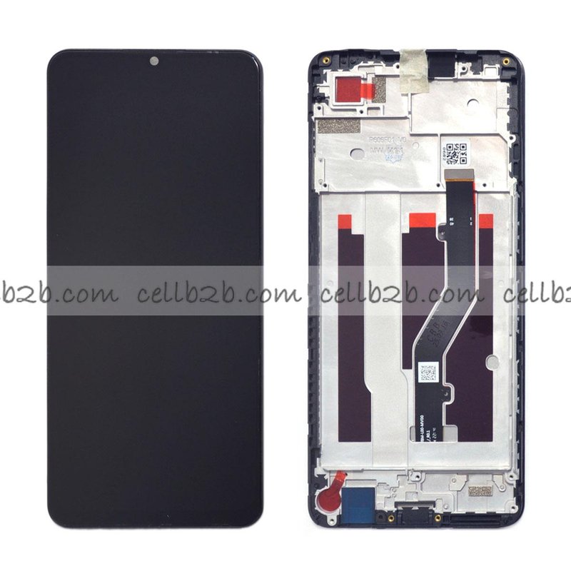Original Nueva Pantalla ZTE Blade A72 4G Negra con Marco Completa LCD+Táctil