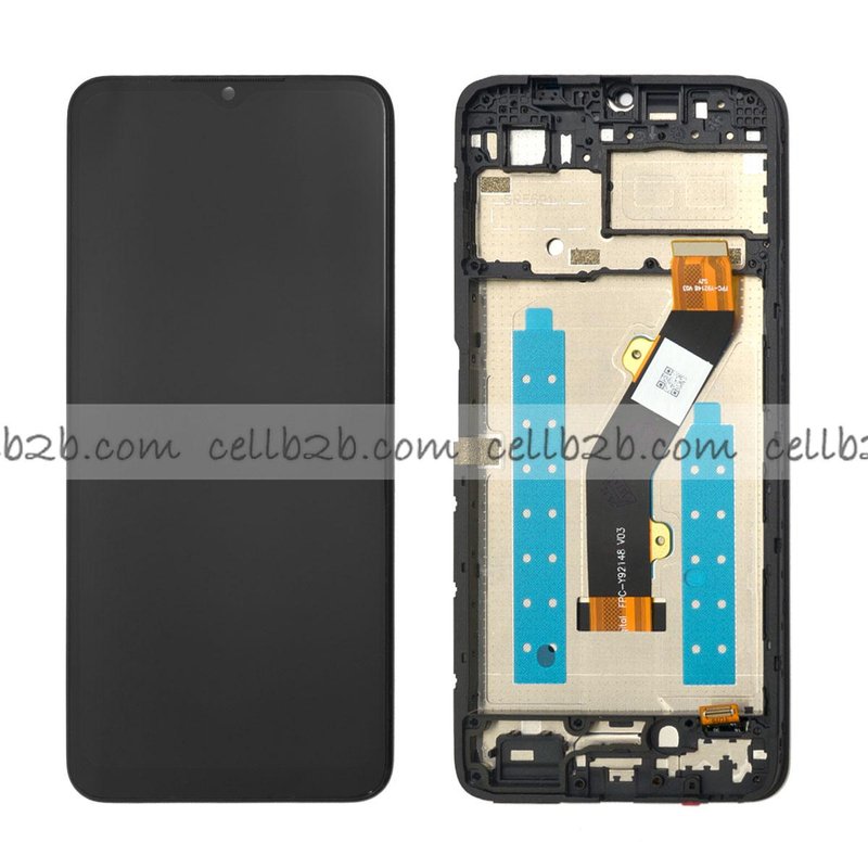 Pantalla ZTE Blade A35E Negra CON MARCO Completa LCD+Táctil