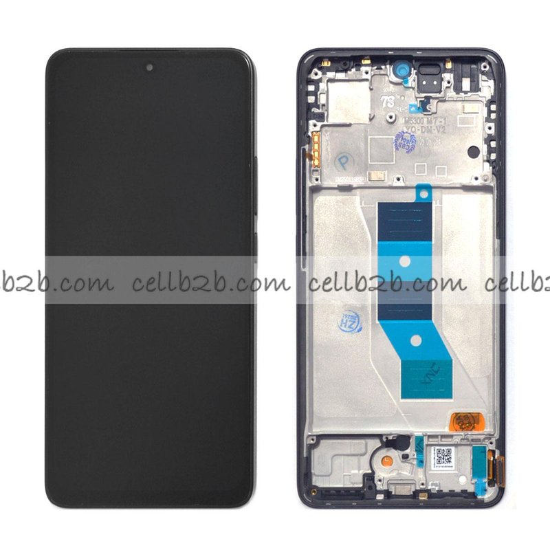 Pantalla Xiaomi Redmi Note 14 5G / Poco M7 Pro 5G OLED Negra CON MARCO LCD+Tactil Completa