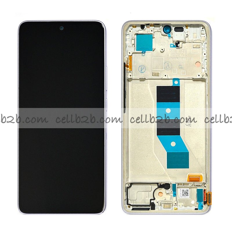 * Original Pantalla Xiaomi Redmi Note 14 5G / Poco M7 Pro 5G Lila CON MARCO LCD+Tactil Completa