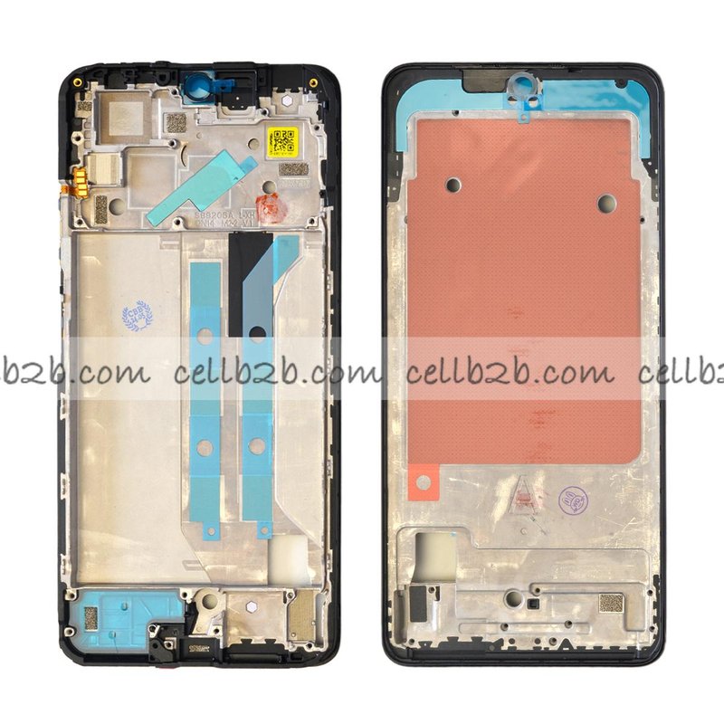 Carcasa Frontal para Xiaomi Redmi Note 12 Pro 4G Negra