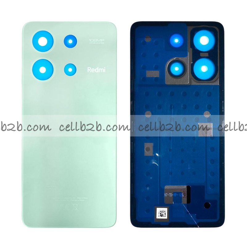 Tapa Trasera Xiaomi Redmi Note 13 4G Verde original (CON LENTE)