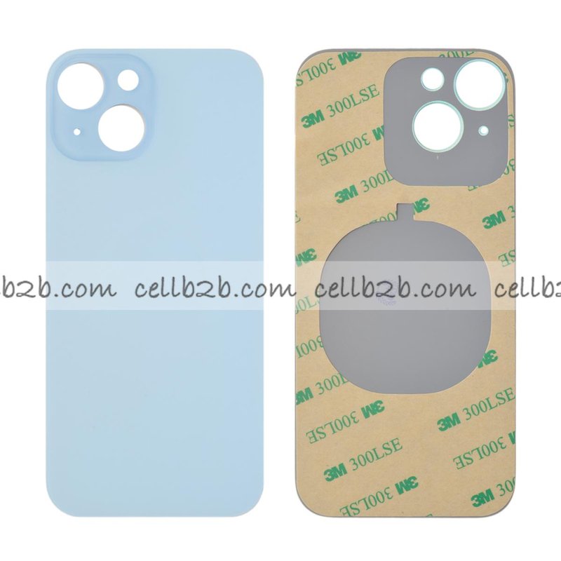 Tapa Trasera Cristal para iPhone 15 Azul