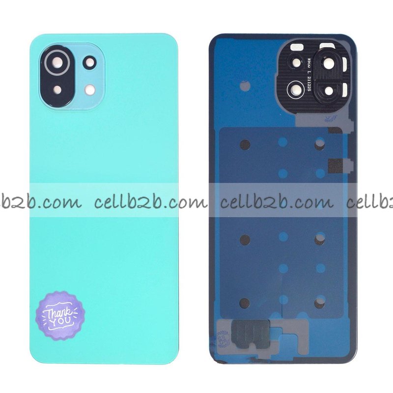Tapa trasera para Xiaomi Mi 11 Lite 5G Verde Menta CON LENTE