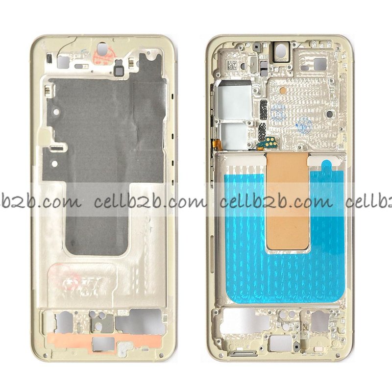 Carcasa Frontal para Samsung S23 5G S911B Dorada