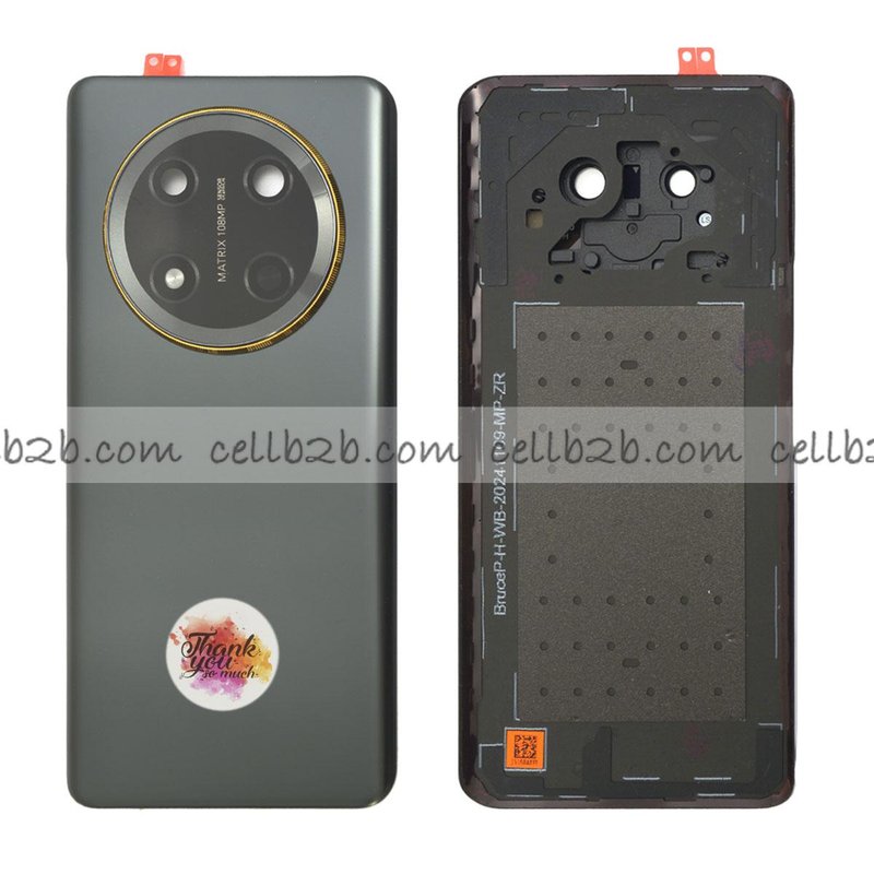 Tapa Trasera para Huawei Honor X9C Negra ORI CON LENTE