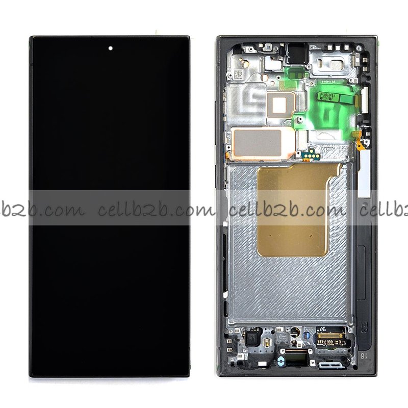 *Pantalla Samsung Galaxy S24 Ultra S928 Negra / Azul / Verde CON MARCO Original LCD+Táctil SERVICE PACK
