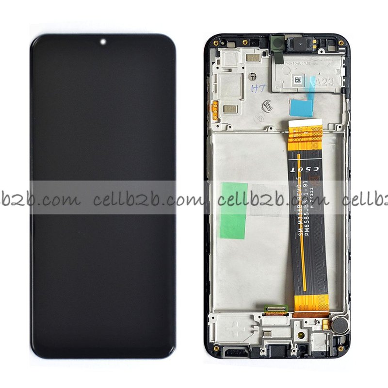 *Pantalla Samsung Galaxy A23 4G A235 Negra CON MARCO Original LCD+Táctil SERVICE PACK