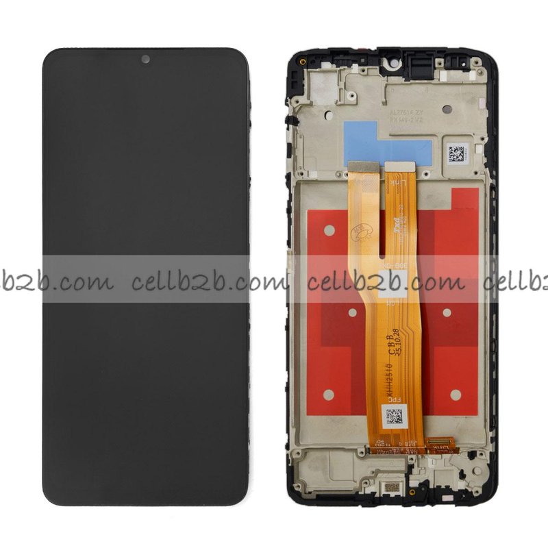 Original Nueva Pantalla Samsung Galaxy A07 A075F Negra Con Marco Completa