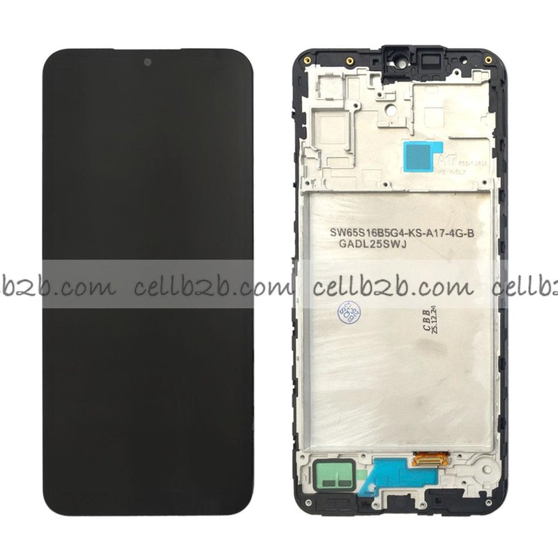 Pantalla Samsung Galaxy A17 4G A175F / A17 5G A176B Negra OLED CON MARCO Completa Tactil+LCD